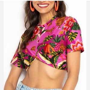 NWT Farm Rio crop top